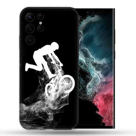Coque compatible Magsafe Pour Samsung Galaxy S22 Ultra Sport VTT Noir