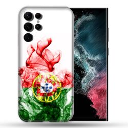 Coque compatible Magsafe Pour Samsung Galaxy S22 Ultra Voyage Portugal Flamme