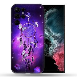 Coque compatible Magsafe Pour Samsung Galaxy S22 Ultra Zen Attrape Reve Papillon