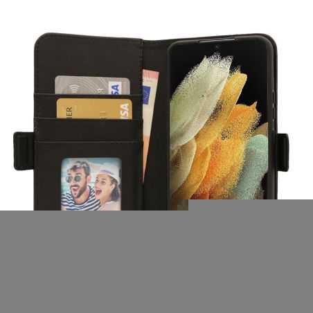 Housse Cuir Portefeuille Pour Samsung Galaxy S22 Ultra Voyage France Paris Rouge