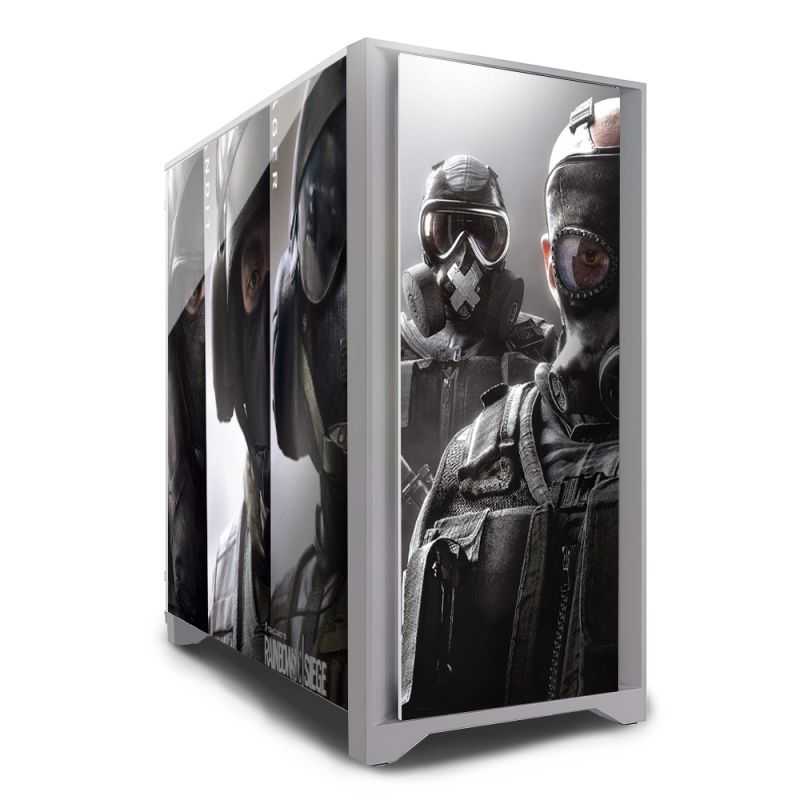 Boitier PC / Boitier Ordinateur CORSAIR ICUE 4000X RGB TEMPERED WHITE Personnalise Customise