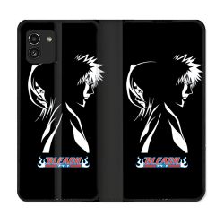 Housse Cuir Portefeuille pour Samsung Galaxy A03 Manga Bleach Duo