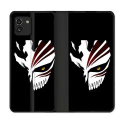 Housse Cuir Portefeuille pour Samsung Galaxy A03 Manga Bleach Masque