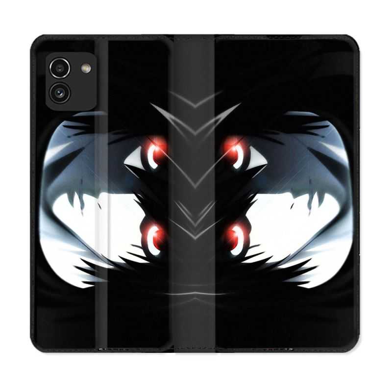 Housse Cuir Portefeuille pour Samsung Galaxy A03 Manga Death Note L