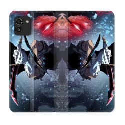 Housse Cuir Portefeuille pour Samsung Galaxy A03 Manga Solo Leveling Sung Epee