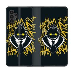 Housse Cuir Portefeuille pour Samsung Galaxy A13 4G Manga Assassination Classroom Kuro Noir