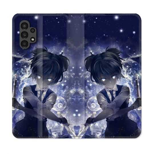 Housse Cuir Portefeuille pour Samsung Galaxy A13 4G Manga Assassination Classroom Nagisa