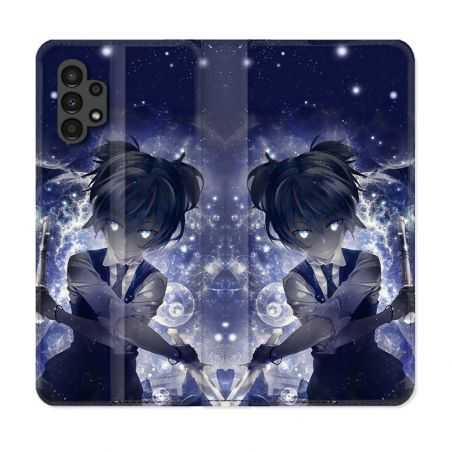 Housse Cuir Portefeuille pour Samsung Galaxy A13 4G Manga Assassination Classroom Nagisa