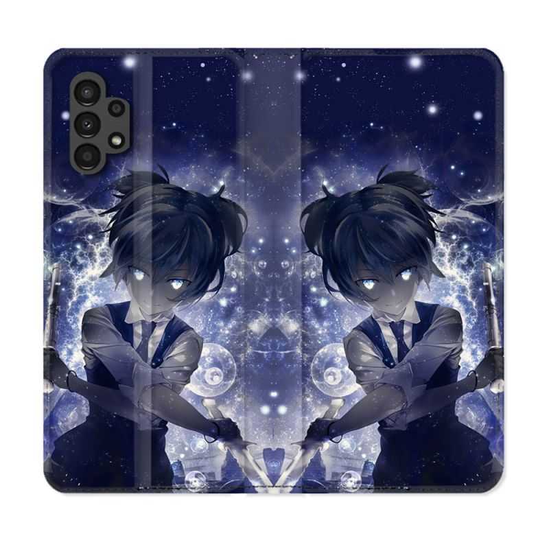 Housse Cuir Portefeuille pour Samsung Galaxy A13 4G Manga Assassination Classroom Nagisa