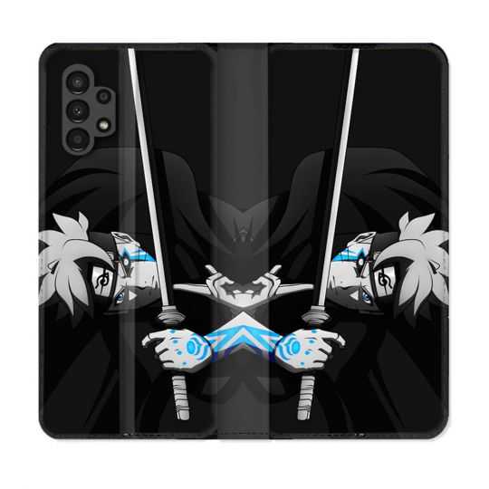 Housse Cuir Portefeuille pour Samsung Galaxy A13 4G Manga Boruto Epée