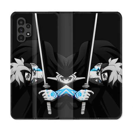 Housse Cuir Portefeuille pour Samsung Galaxy A13 4G Manga Boruto Epée