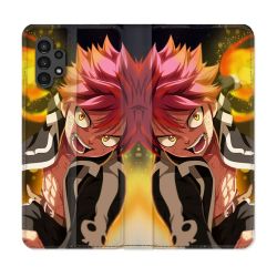 Housse Cuir Portefeuille pour Samsung Galaxy A13 4G Manga Fairy Tail Natsu