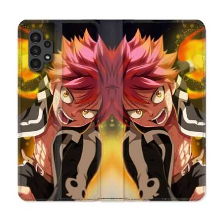 Housse Cuir Portefeuille pour Samsung Galaxy A13 4G Manga Fairy Tail Natsu