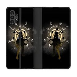 Housse Cuir Portefeuille pour Samsung Galaxy A13 4G Manga Naruto Sage