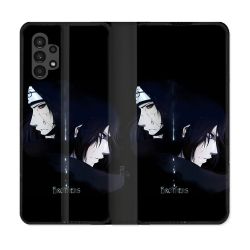 Housse Cuir Portefeuille pour Samsung Galaxy A13 4G Manga Naruto Sasuke Itachi
