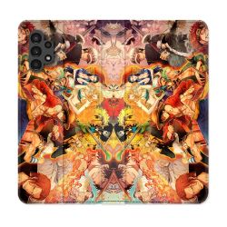 Housse Cuir Portefeuille pour Samsung Galaxy A13 4G Manga One Piece Nakama