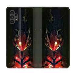 Housse Cuir Portefeuille pour Samsung Galaxy A13 4G Manga Solo Leveling Igris