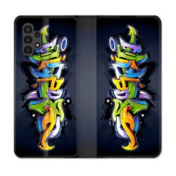 Housse Cuir Portefeuille pour Samsung Galaxy A13 4G Street Art Graffiti