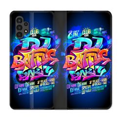 Housse Cuir Portefeuille pour Samsung Galaxy A13 4G Street Art Rap