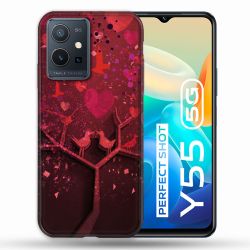 Coque Pour Vivo Y55 5G Amour Arbre