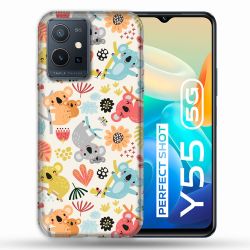 Coque Pour Vivo Y55 5G Animal Koala Pattern