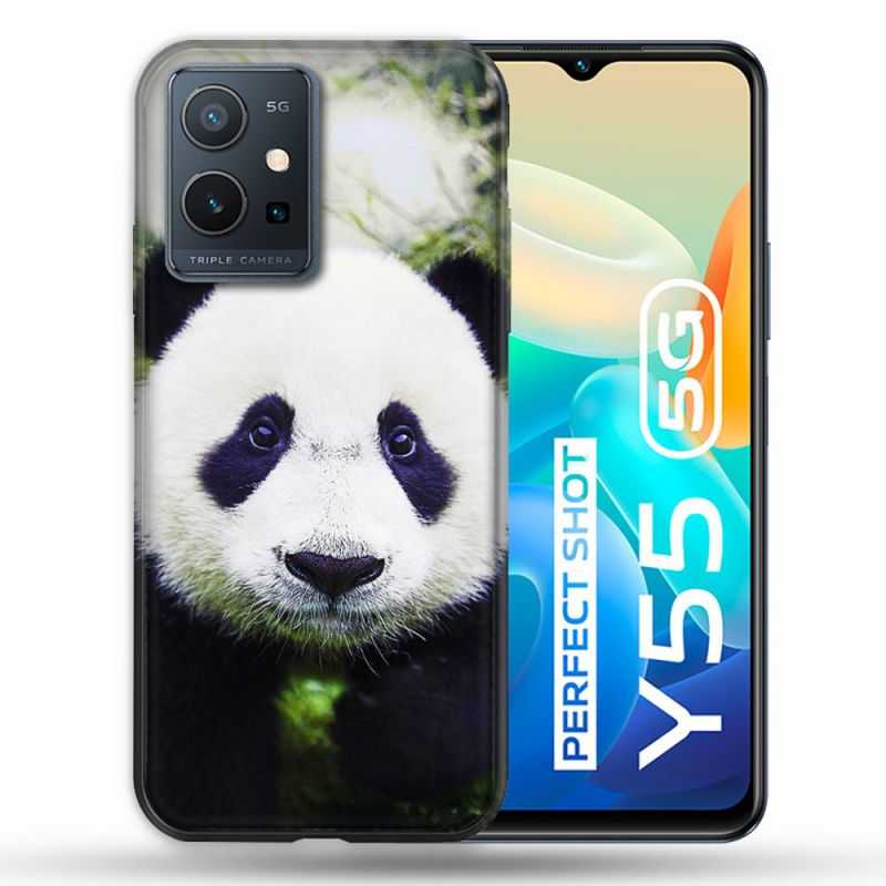 Coque Pour Vivo Y55 5G Animal Panda Color