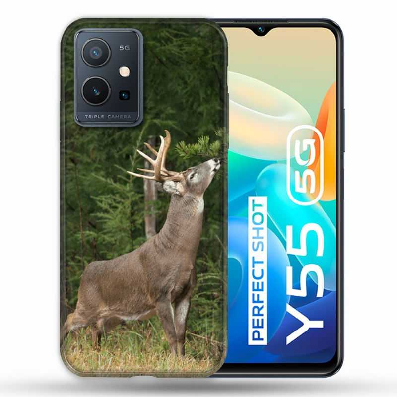 Coque Pour Vivo Y55 5G Chasse Cerf