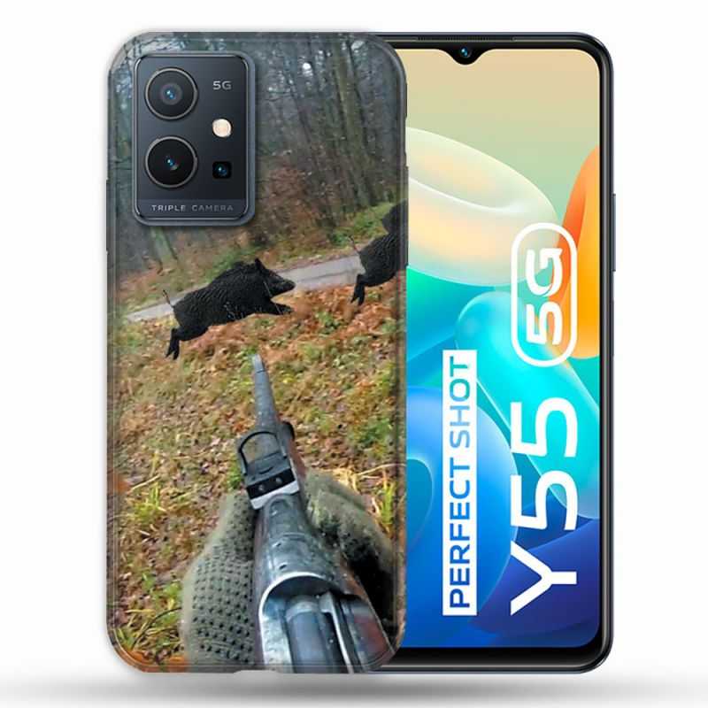 Coque Pour Vivo Y55 5G Chasse Vision Tir