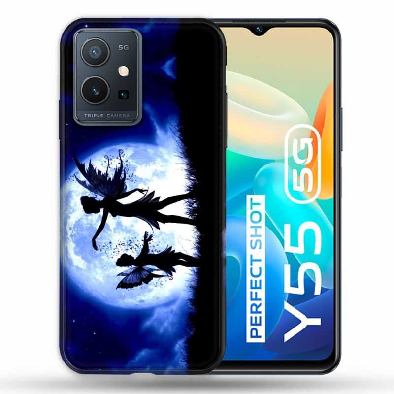 Coque Pour Vivo Y55 5G Fantastique Fee Lune