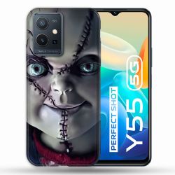Coque Pour Vivo Y55 5G Horreur Chucky Cicatrice