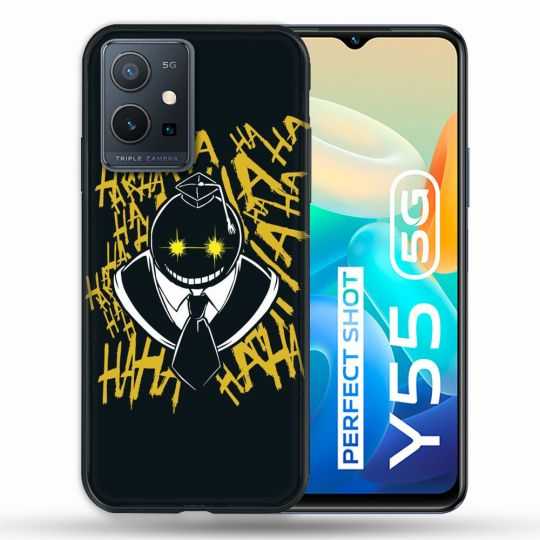 Coque Pour Vivo Y55 5G Manga Assassination Classroom Kuro Noir