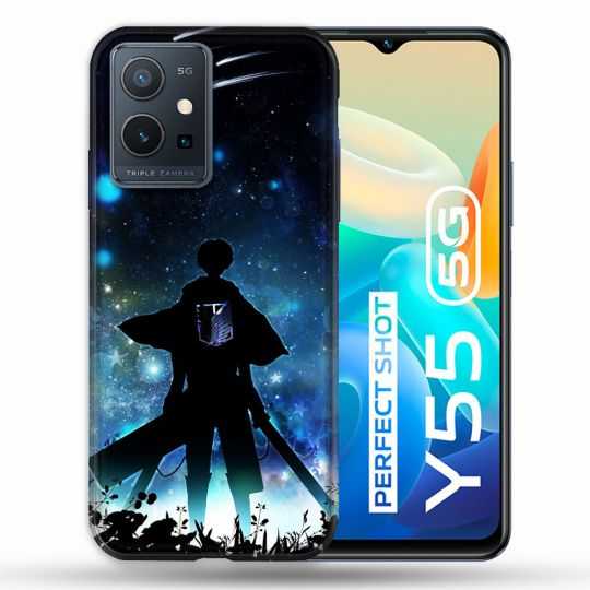 Coque Pour Vivo Y55 5G Manga Attaque Titans Levi
