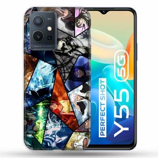 Coque Pour Vivo Y55 5G Manga Bleach Pele Mele