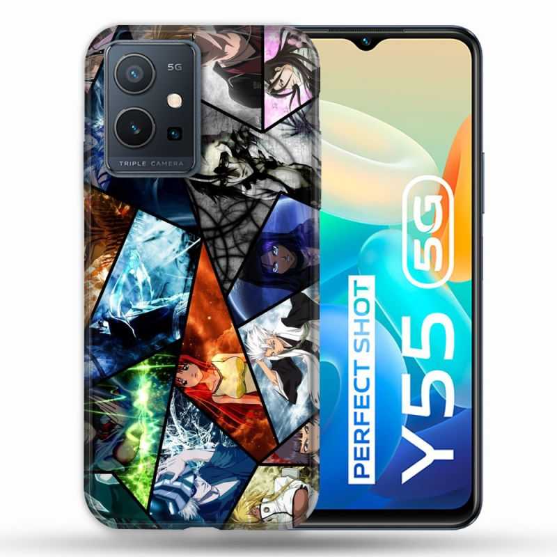 Coque Pour Vivo Y55 5G Manga Bleach Pele Mele