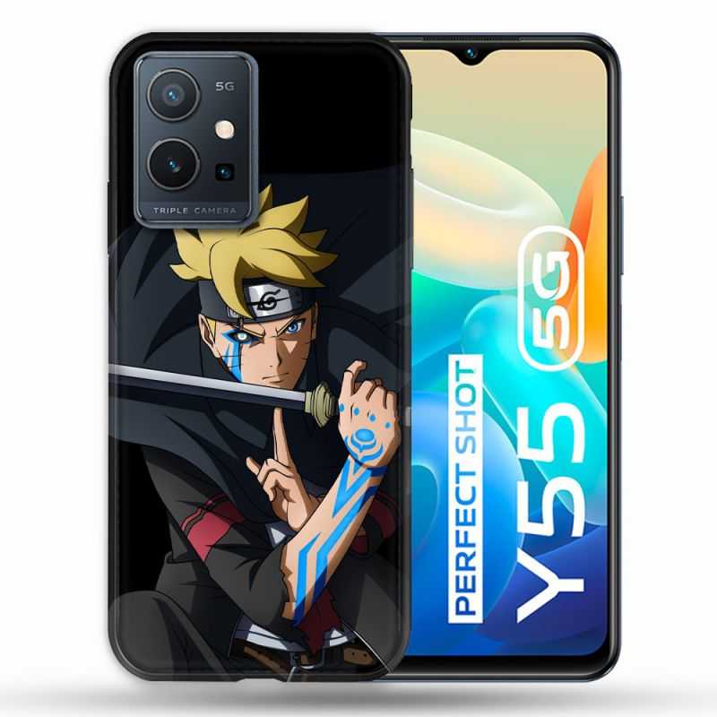Coque Pour Vivo Y55 5G Manga Boruto Tatouage