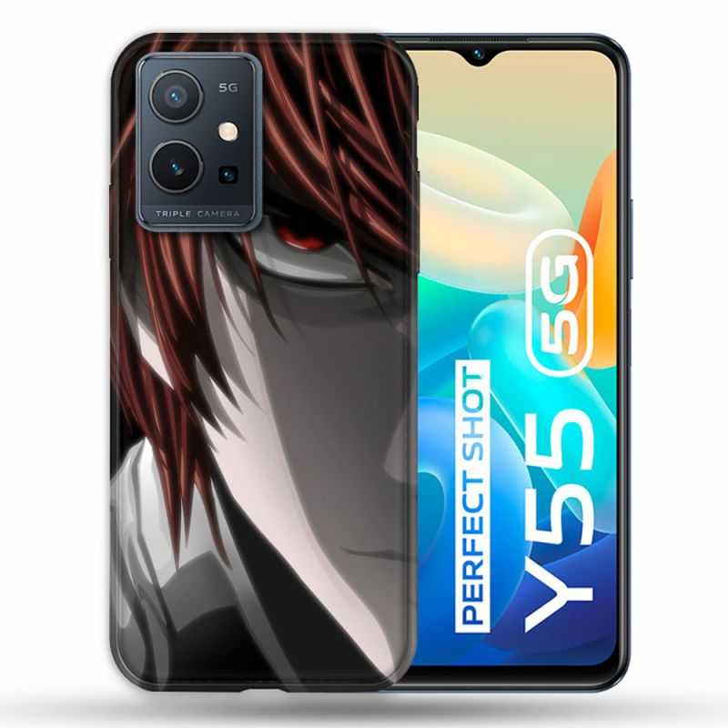 Coque Pour Vivo Y55 5G Manga Death Note Kira