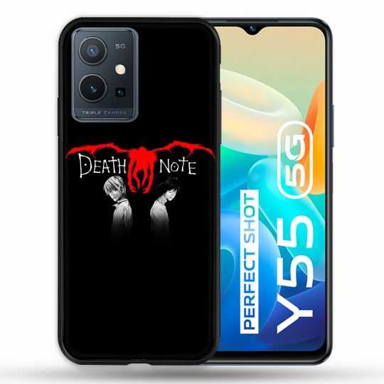 Coque Pour Vivo Y55 5G Manga Death Note Noir