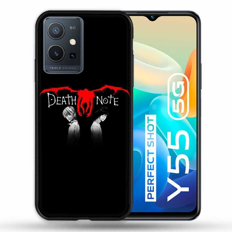 Coque Pour Vivo Y55 5G Manga Death Note Noir
