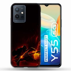 Coque Pour Vivo Y55 5G Manga Demon Slayer Electric