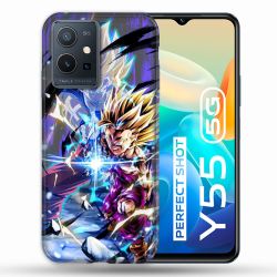 Coque Pour Vivo Y55 5G Manga Dragon Ball Sangohan Duo