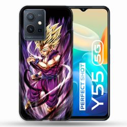 Coque Pour Vivo Y55 5G Manga Dragon Ball Sangohan Violet