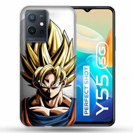 Coque Pour Vivo Y55 5G Manga Dragon Ball Sangoku Portrait