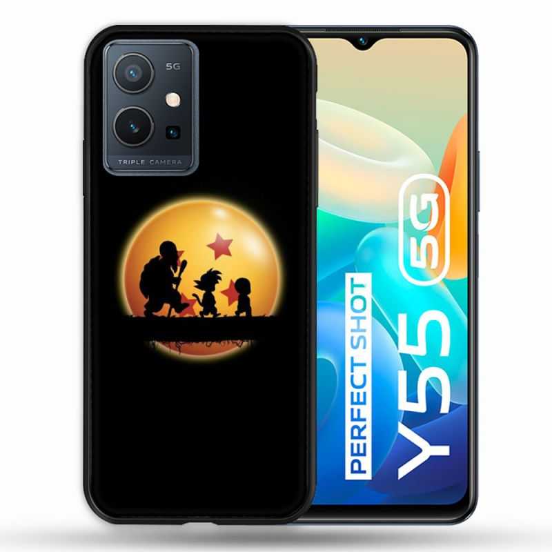 Coque Pour Vivo Y55 5G Manga Dragon Ball Vintage