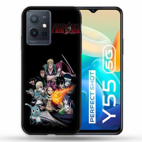 Coque Pour Vivo Y55 5G Manga Fairy Tail Logo Team
