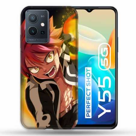 Coque Pour Vivo Y55 5G Manga Fairy Tail Natsu