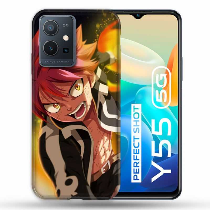 Coque Pour Vivo Y55 5G Manga Fairy Tail Natsu