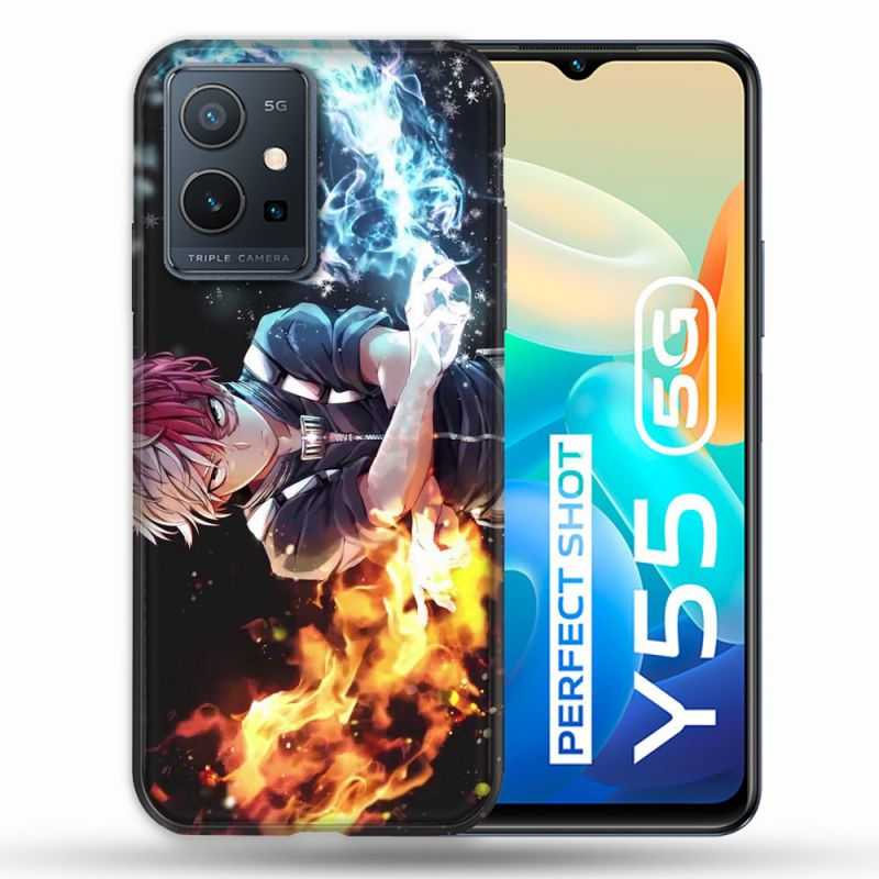 Coque Pour Vivo Y55 5G Manga My Hero Academia Shoto