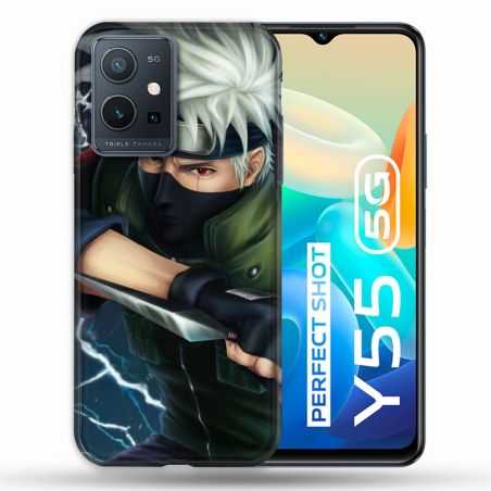Coque Pour Vivo Y55 5G Manga Naruto Kakashi