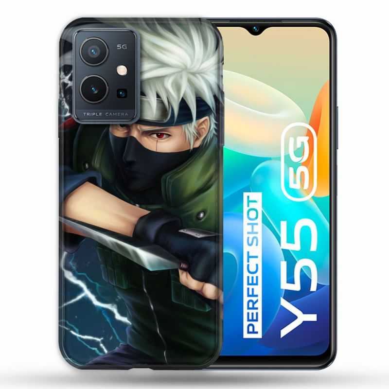 Coque Pour Vivo Y55 5G Manga Naruto Kakashi