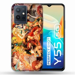Coque Pour Vivo Y55 5G Manga One Piece Nakama